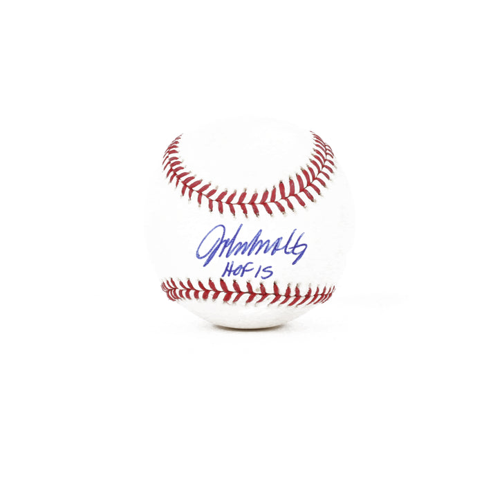 John Smoltz Signed Baseball HOF 15 Inscribed