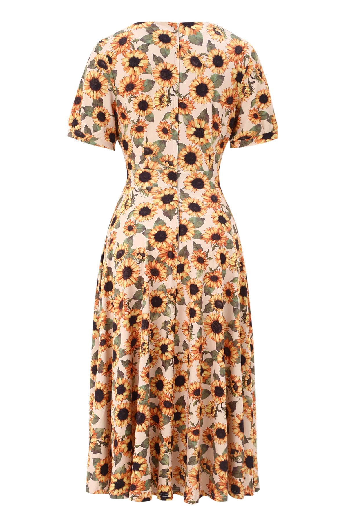 Julia Sunflower Midi Dress
