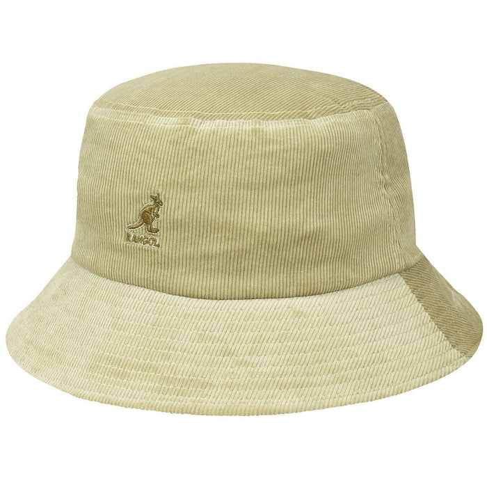 Kangol - Cord Bucket - Beige-Accessoires-K4228HT-Blanc-cassé-bob-velour