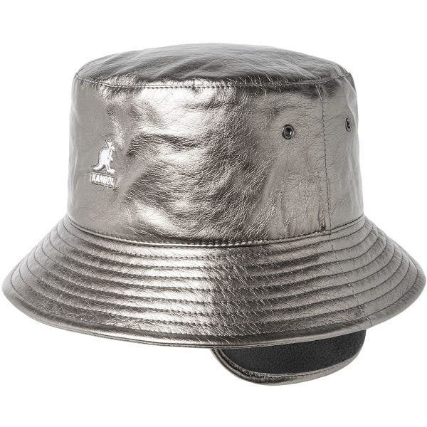 Kangol - Future Bucket Wearflaps - Bronze Crinkle-Accessoires-K4377