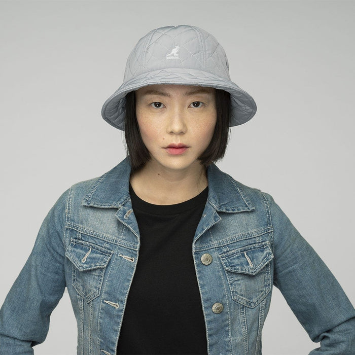 Kangol - Quilted Casual - Light Grey-Accessoires-K4373