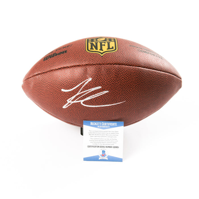 Kirk Cousins Signed Football Atlanta Falcons Beckett