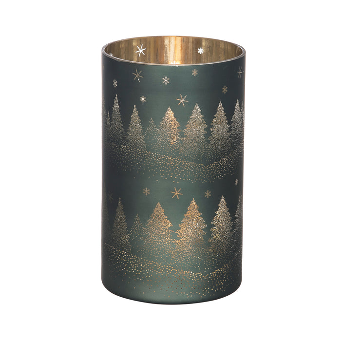 A Large Pine Tree Candle Holder.