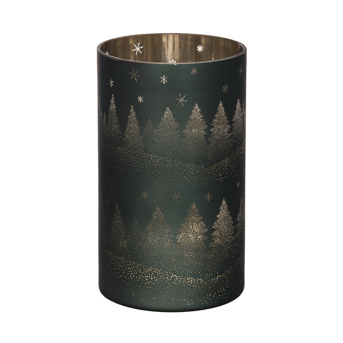A Large Pine Tree Candle Holder.