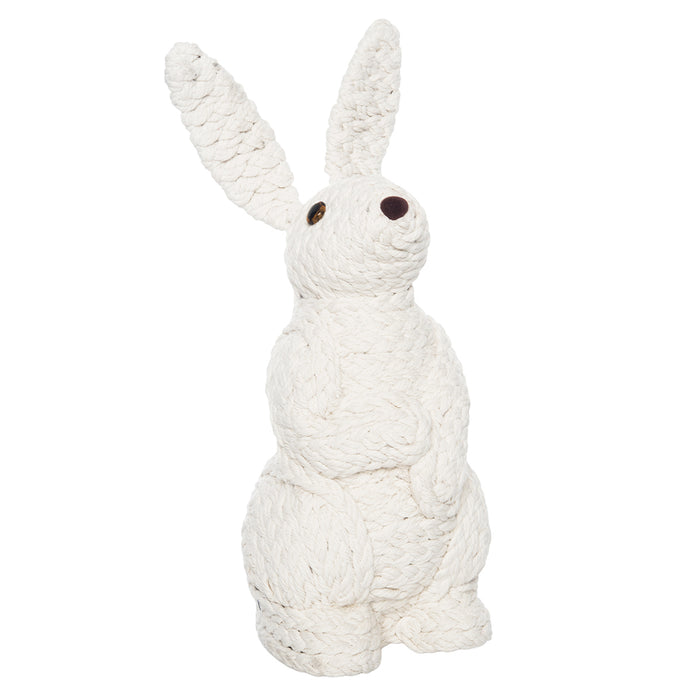 A Large Woven Rabbit Figurine.