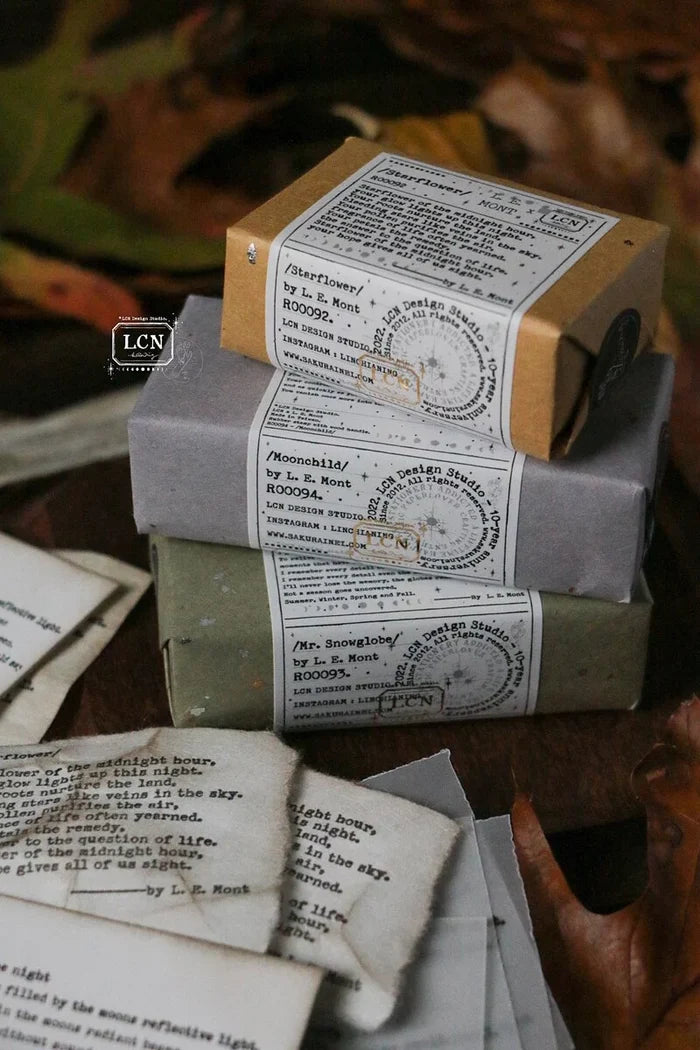 LCN Poetry Rubber Stamps