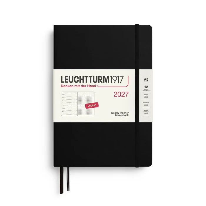 Leuchtturm 2027 Weekly Planner & Notebook Dotted A5