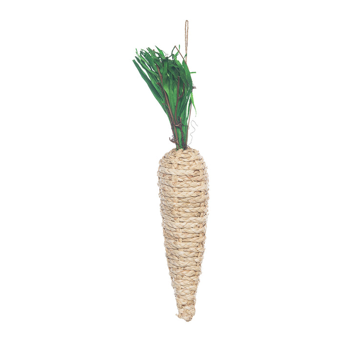 A Medium Woven Carrot Figurine.