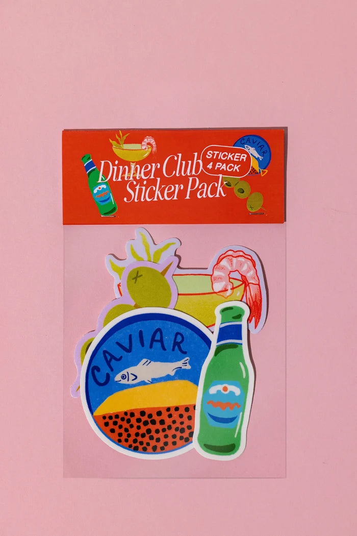 Mel Andrel - Dinner Club Sticker Pack
