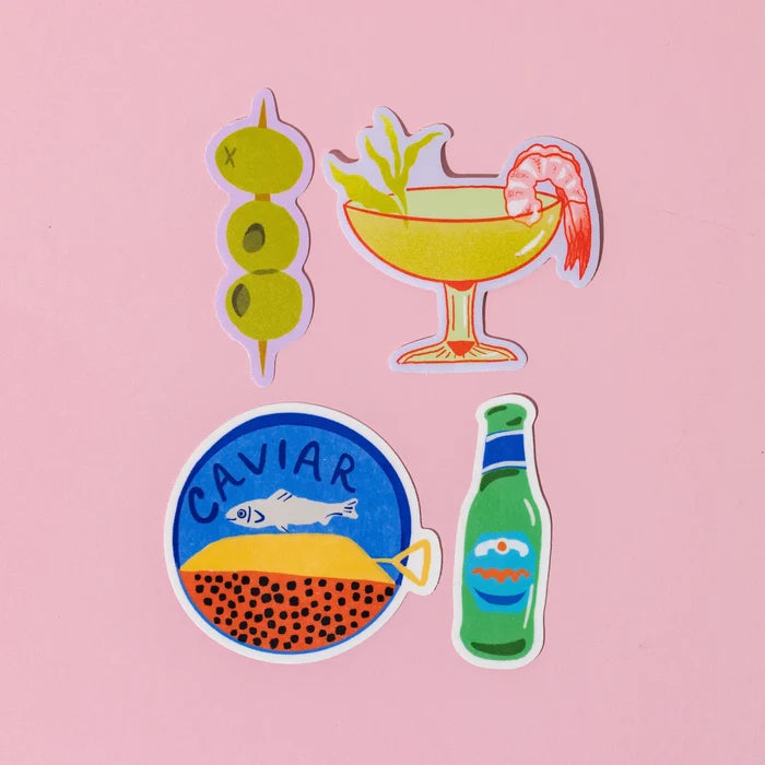 Mel Andrel - Dinner Club Sticker Pack