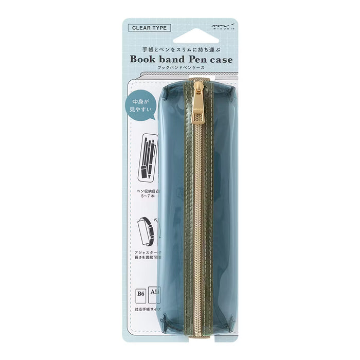 Midori Book Band Pen Case