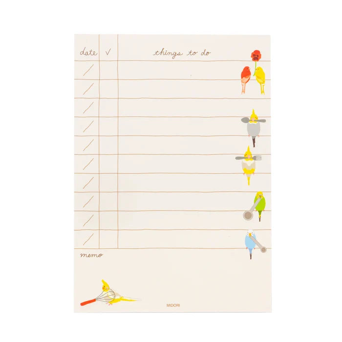 Midori To Do Memo Pad
