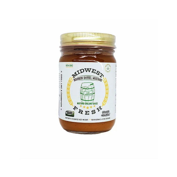 Midwest Fresh Bourbon Barrel Mustard 13oz