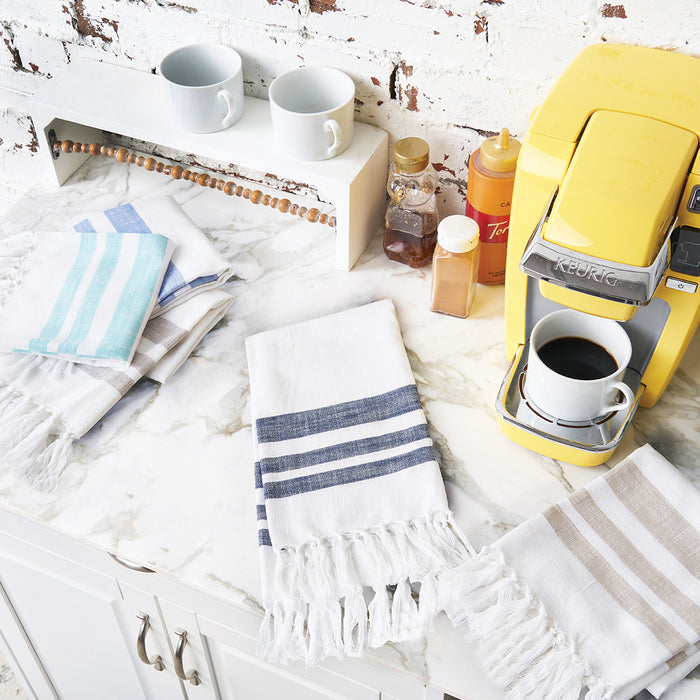 A morgan woven towel.
