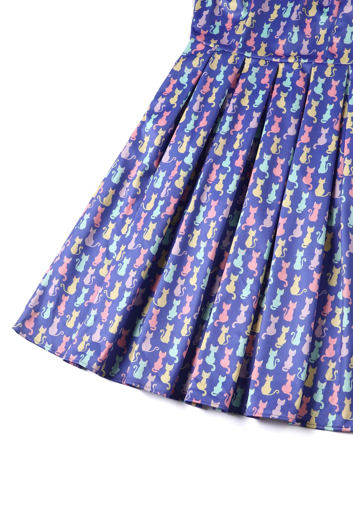 Amanda Multicoloured Cat Swing Dress