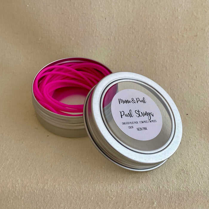 Neon Pink: Purl Strings