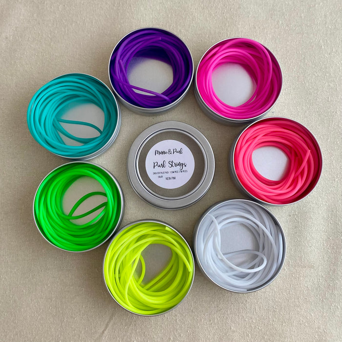 Neon Pink: Purl Strings