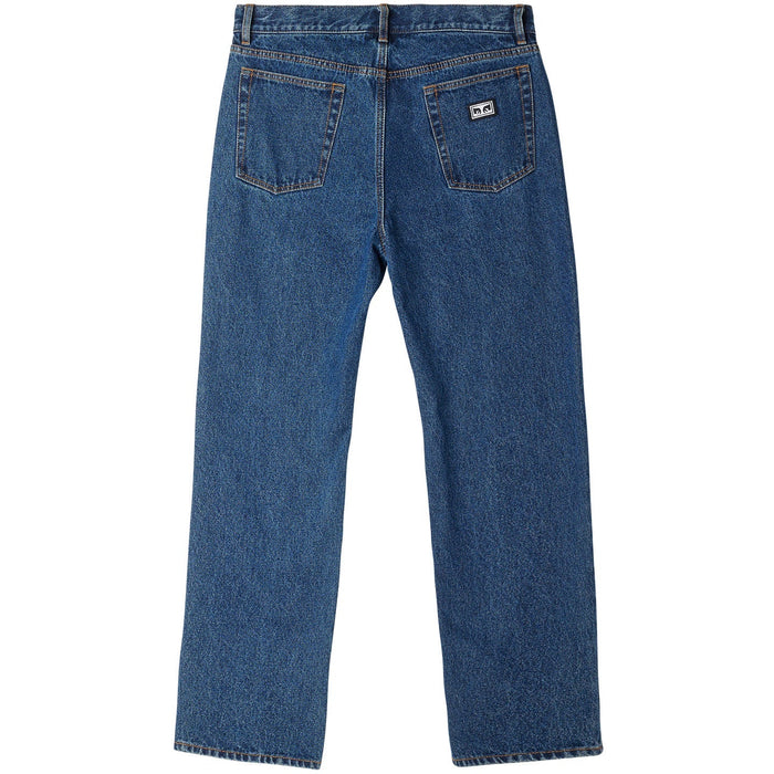 Obey - Bender Denim - Stone Wash Indigo-Pantalons et Shorts-142010080