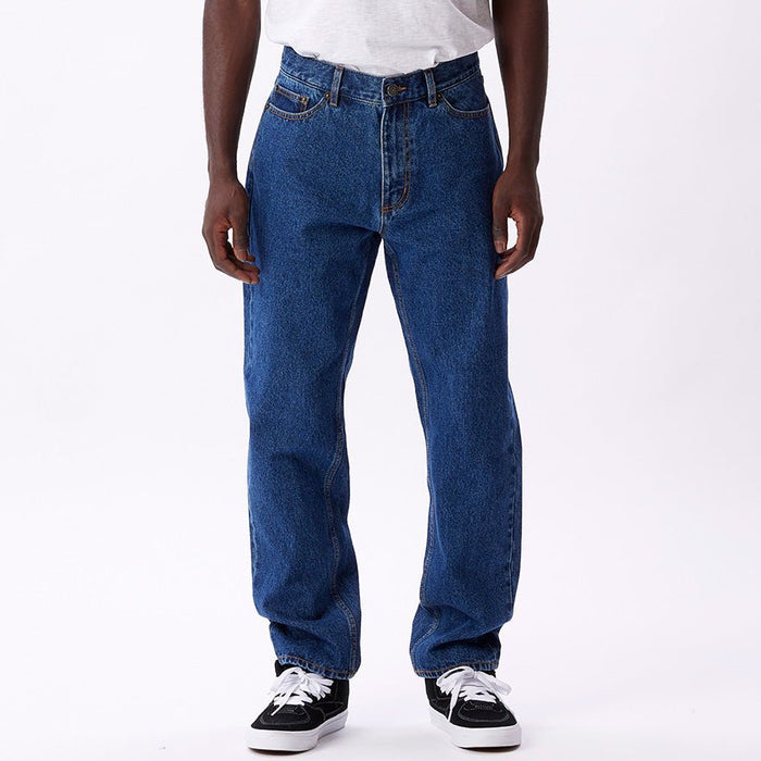 Obey - Bender Denim - Stone Wash Indigo-Pantalons et Shorts-142010080