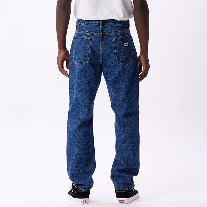 Obey - Bender Denim - Stone Wash Indigo-Pantalons et Shorts-142010080