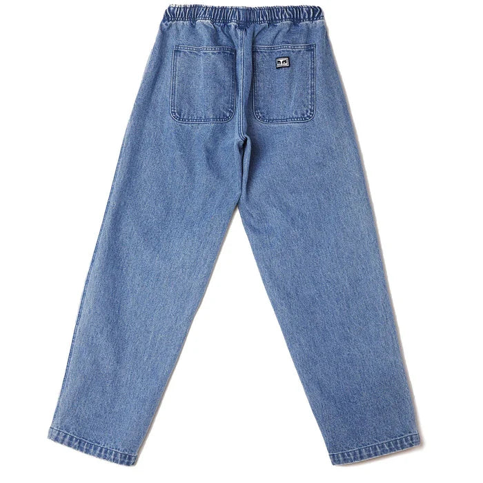 Obey - Easy Denim Pant - Light Indigo-Pantalons et Shorts-142010079