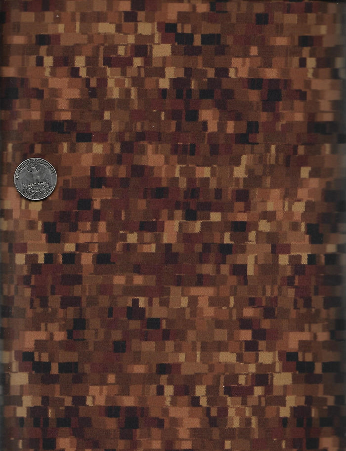 Ombre Squares Brown