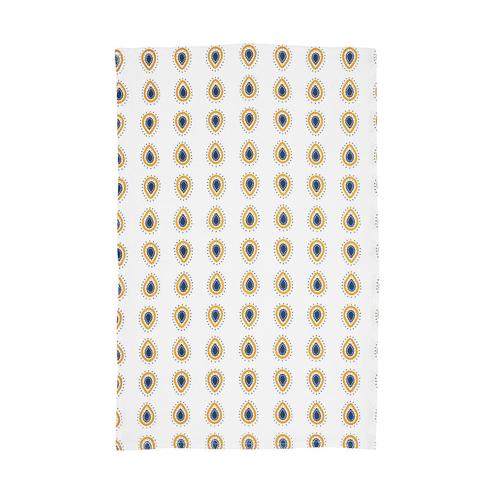 A paisley dot printed towel.