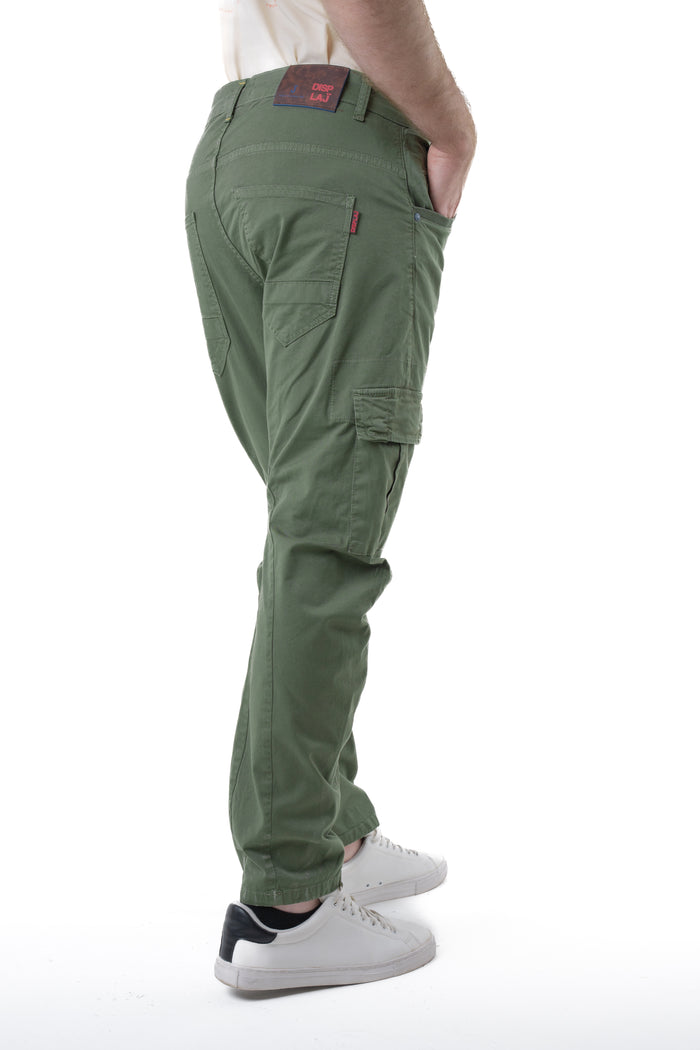 Pantaloni carrot New Evolution verde SS26