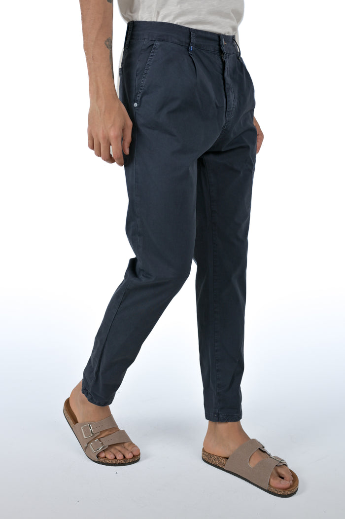Pantaloni carrot New Private Blu SS26