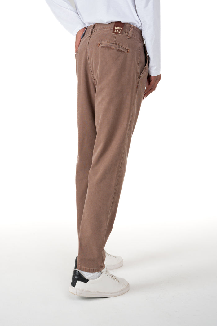 Pantaloni carrot New Private Kamari mattone FW26