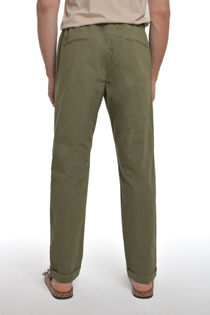Pantaloni Classici regular Net AND verde SS25