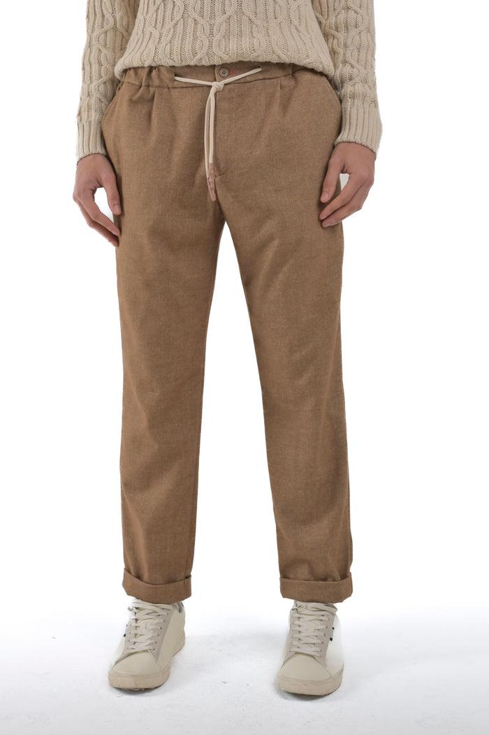 Pantaloni classici tapered Net Amarino FW24/25