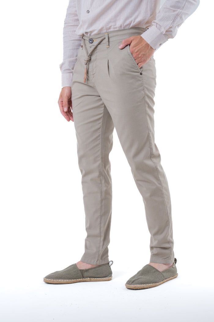 Pantaloni in cotone regular Different Open SS25
