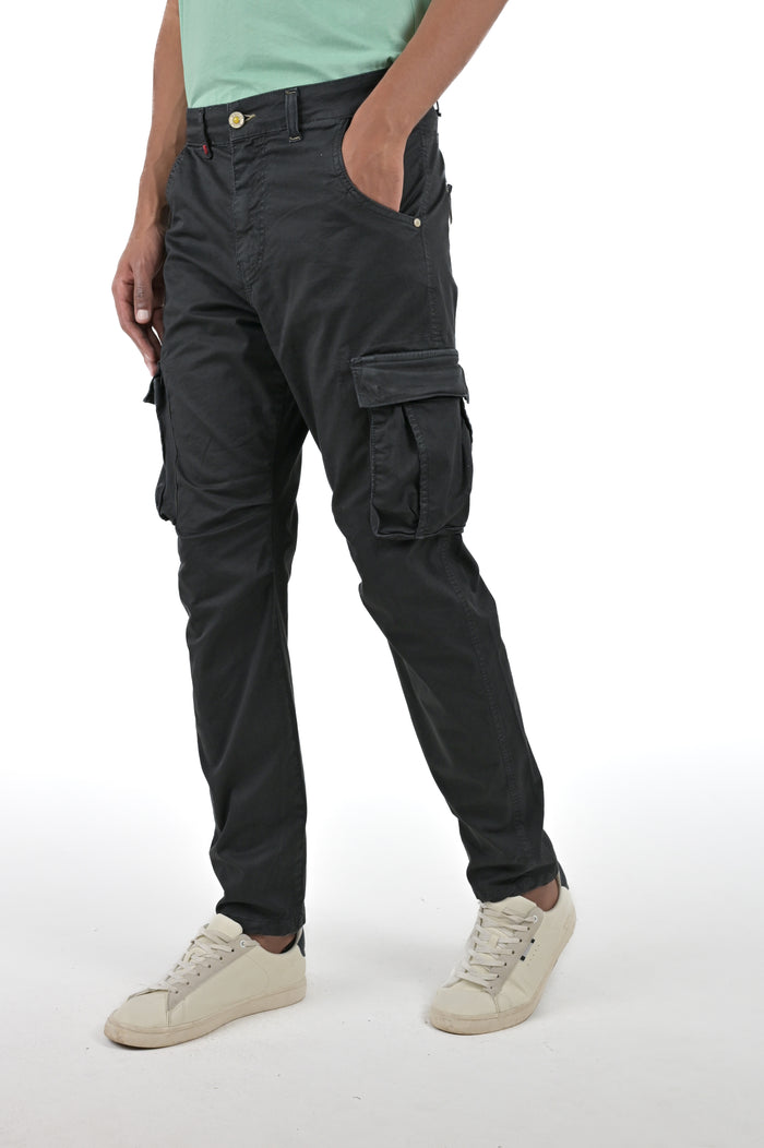 Pantaloni in cotone regular Marktas nero SS26