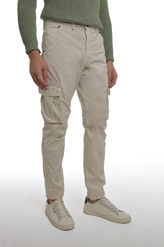 Pantaloni in cotone regular Marktas panna SS26