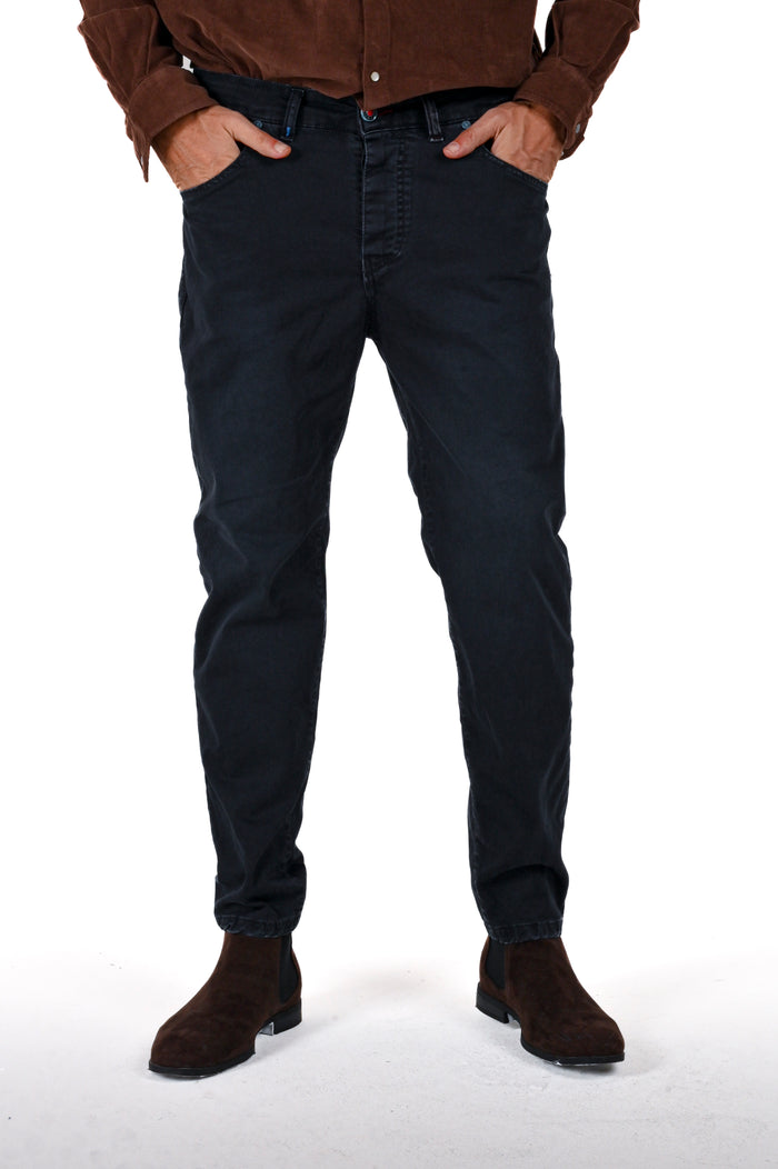 Pantaloni in cotone regular New Wolf Gab FW24/25