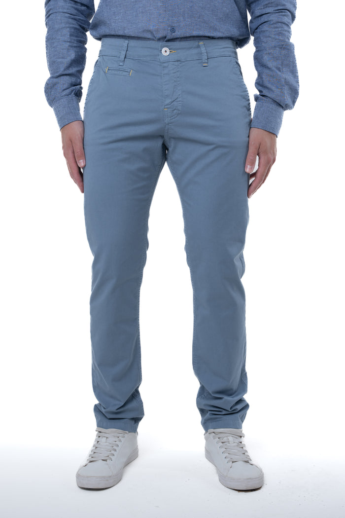 Pantaloni in cotone slim Kinos Lagoon SS26