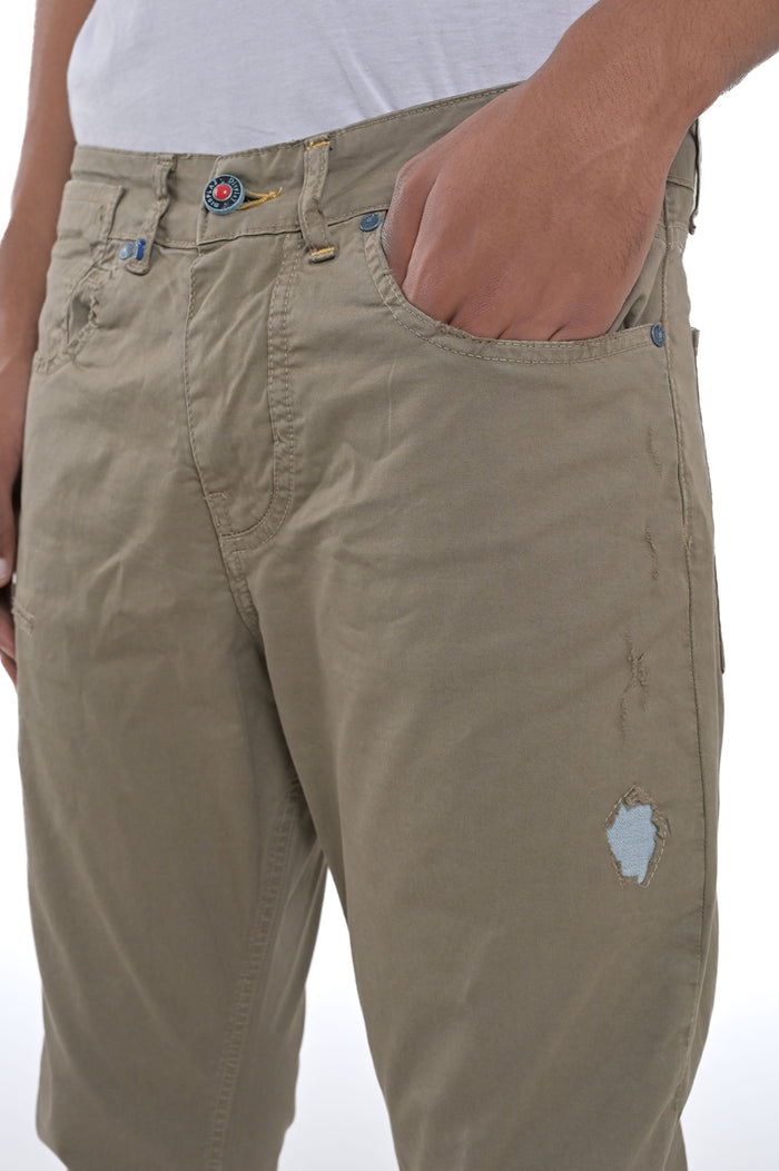 Pantaloni in cotone tapered Kron AM3 SS24