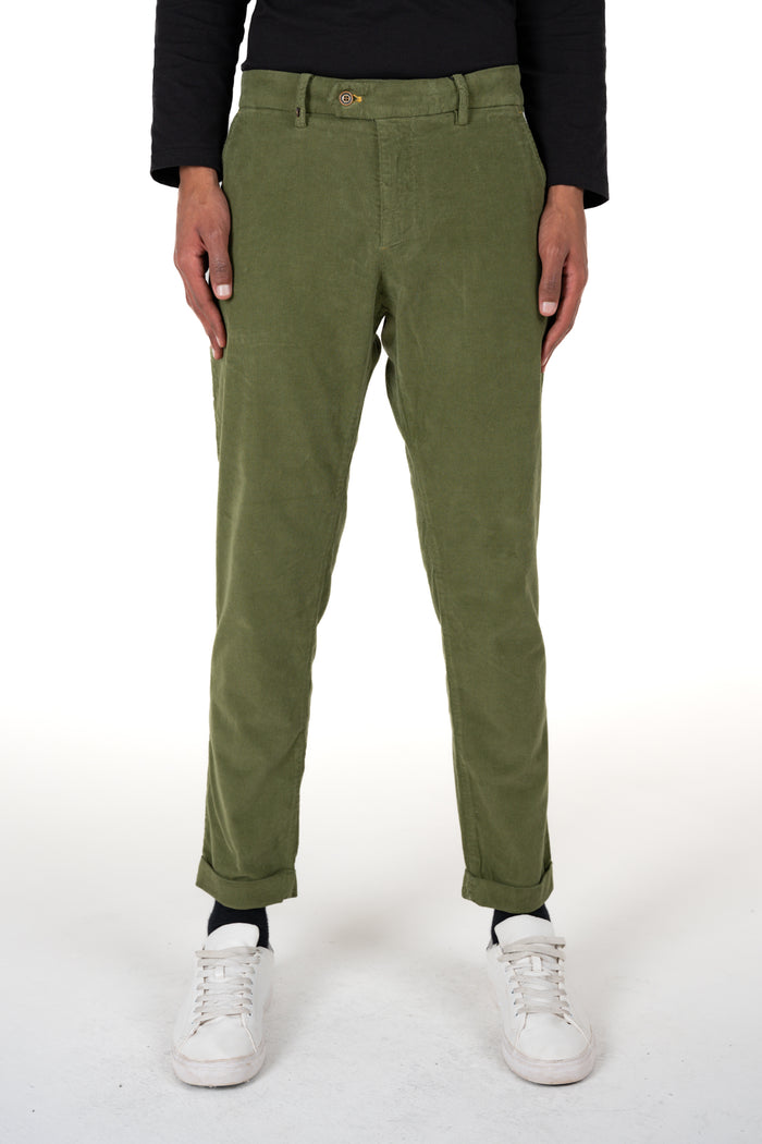 Pantaloni in Velluto Slim Racket FW26