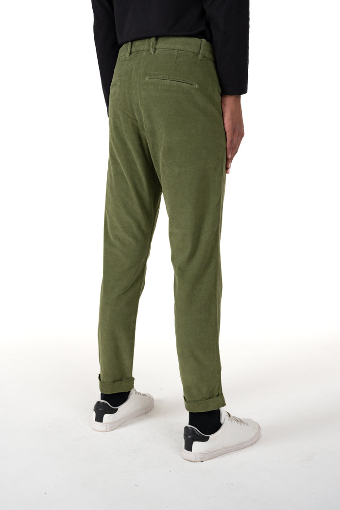 Pantaloni in Velluto Slim Racket FW26