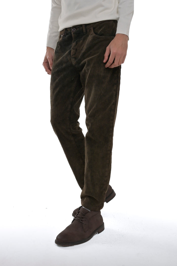 Pantaloni Loose New Wolf Velluto FW26