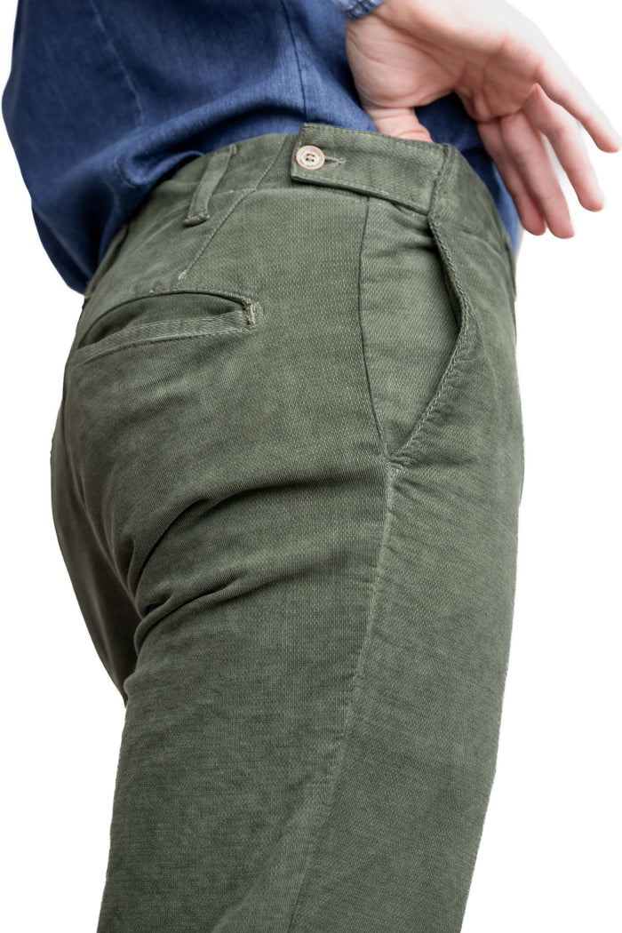 Pantaloni Slim in Velluto Street Ottawa FW26