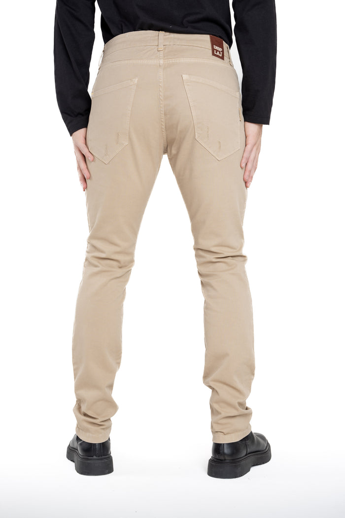 Pantaloni Slim New London Bull Beige FW26