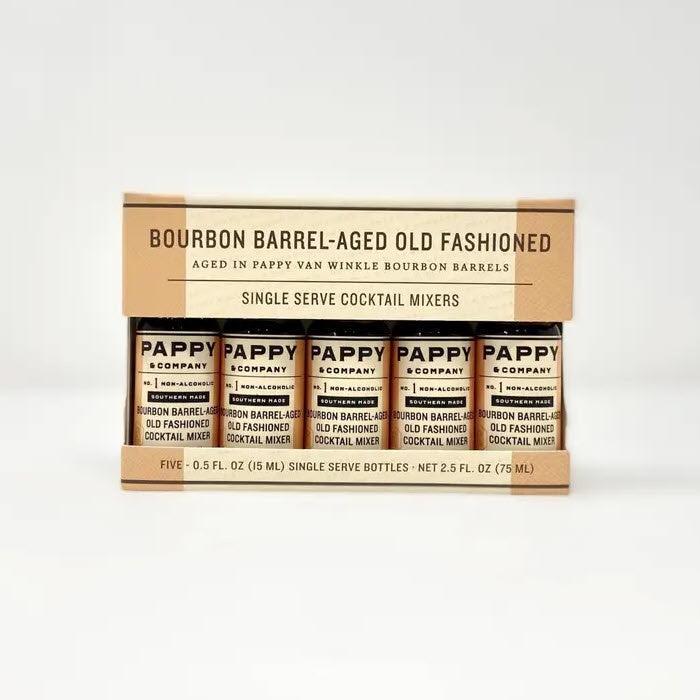 Pappy Van Winkle Bourbon Barrel-Aged Old Fashioned Mix - Single Serve 5 Pack