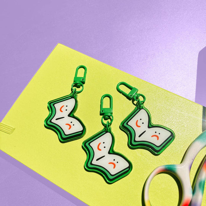 Pencil and Post - 'My Journal Has Feelings Too' Acrylic Keychain