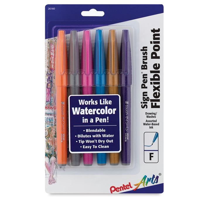 Pentel - Sign Brush Pen Sets
