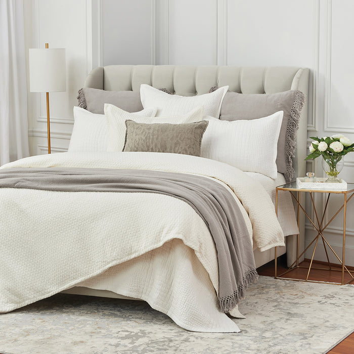 A Pernille Ivory Euro Sham.