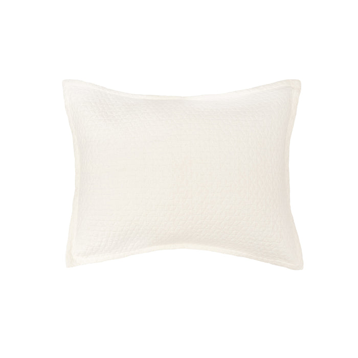 A Pernille Ivory King Sham.