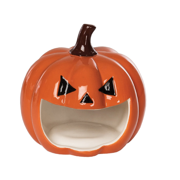 A Pumpkin Candle Holder.