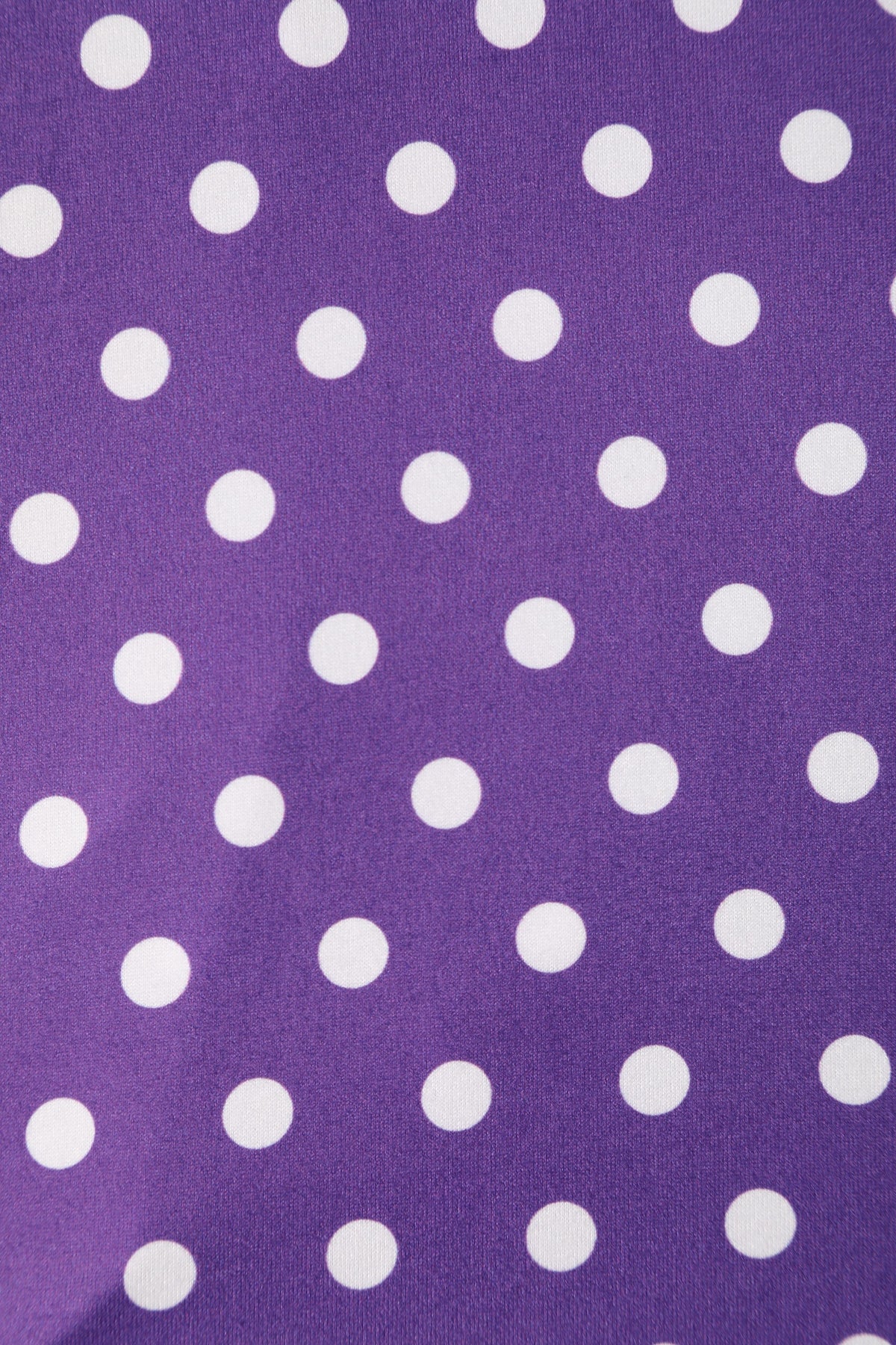 Matilda Purple Polka Dot Wrap Dress
